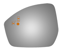 SIDE VIEW MIRROR W BLIND SPOT CROSS PATH